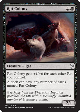 《ネズミの群棲/Rat Colony》[DOM] 黒C