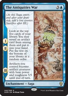 《アンティキティー戦争/The Antiquities War》[DOM] 青R