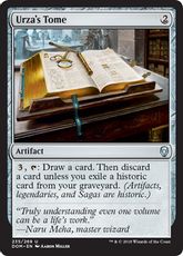 【Foil】《ウルザの秘本/Urza's Tome》[DOM] 茶U