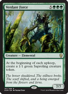 《新緑の魔力/Verdant Force》[DOM] 緑R