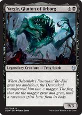 【Foil】《アーボーグの暴食、ヤーグル/Yargle, Glutton of Urborg》[DOM] 黒U