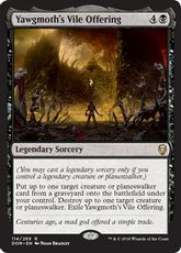 【Foil】《ヨーグモスの不義提案/Yawgmoth's Vile Offering》[DOM] 黒R