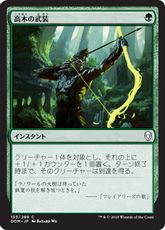 【Foil】《高木の武装/Arbor Armament》[DOM] 緑C