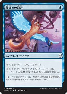 《秘儀での飛行/Arcane Flight》[DOM] 青C