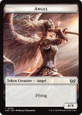 (002)/(004)《天使+光霊トークン/Angel/Glimmer Token》[DSC] 白/白