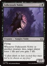 (140)《ファルケンラスの貴族/Falkenrath Noble》[DSC] 黒C