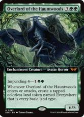 【Foil】(383)■拡張アート■《ホーントウッドの大主/Overlord of the Hauntwoods》[DSK-BF] 緑R