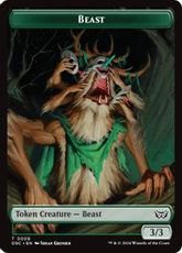 (008)/(023)《ビースト+カカシトークン/Beast/Scarecrow Token》[DSC] 緑/茶