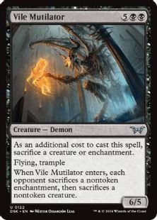 (122)《不快な切断魔/Vile Mutilator》[DSK] 黒U