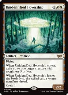 (037)《未確認浮遊船/Unidentified Hovership》[DSK] 白R