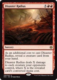 《災難の範囲/Disaster Radius》[E02] 赤R
