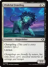 【Foil】(238)《誇り高き貪婪仔/Prideful Feastling》[ECL] 金C