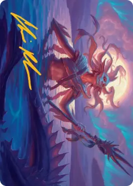 【箔押し】(038)【アート・カード】苦花を携える者[ECL]