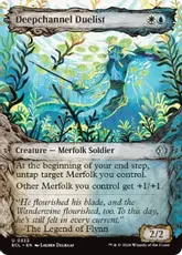 【Foil】(333)■ショーケース■《深水路の決闘者/Deepchannel Duelist》[ECL-BF] 金U