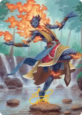 【箔押し】(023)【アート・カード】輝かせの子[ECL]