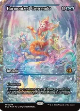 【フラクチャー・Foil】(394)■ショーケース■《調和した大合唱/Harmonized Crescendo》[ECL-BF] 青R