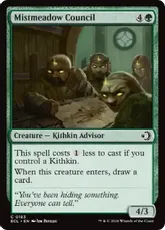 【Foil】(183)《ミストメドウ議員/Mistmeadow Council》[ECL] 緑C