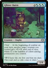 【Foil】(227)《輝かせの子/Glister Bairn》[ECL] 金U