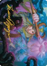 【箔押し】(025)【アート・カード】冷静な樹林案内人[ECL]