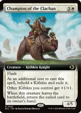 【Foil】(353)■拡張アート■《小村の闘士/Champion of the Clachan》[ECL-BF] 白R