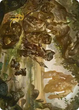 【箔押し】(003)【アート・カード】防衛反応[ECL]