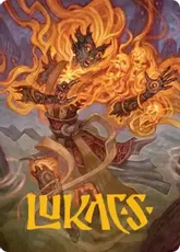 【箔押し】(033)【アート・カード】再点火、アシュリング[ECL]