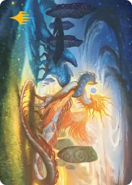 【箔押し】(028)【アート・カード】辺境地の御目付役、アジャニ[ECL]