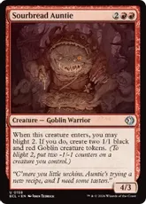 【Foil】(158)《サワーブレッドの婆/Sourbread Auntie》[ECL] 赤U