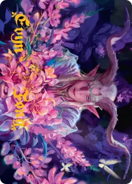 箔押し】(014)【アート・カード】アケノテブクロ使いの賛美者[ECL