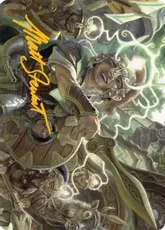 【箔押し】(026)【アート・カード】思考の糸の補佐官[ECL]