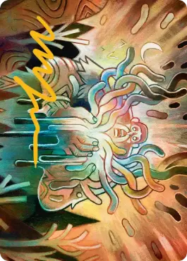 【箔押し】(040)【アート・カード】オーロラの呼び起こす者[ECL]