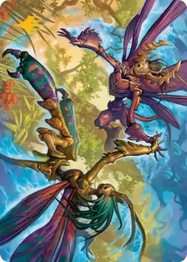 【箔押し】(011)【アート・カード】刻み群れ[ECL]