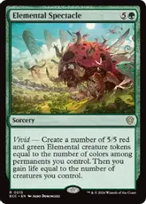 (015)《精霊の絶景/Elemental Spectacle》[ECC] 緑R