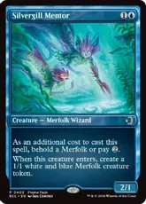 (403)【Foil】《銀エラの導師/Silvergill Mentor》(プロモパック)[ECL-P] 青