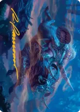 【箔押し】(018)【アート・カード】鋸折りの先導[ECL]