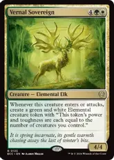 (135)《春の君主/Vernal Sovereign》[ECC] 金R