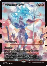 【Foil】(387)■ショーケース■《集団業火/Collective Inferno》[ECL-BF] 赤R