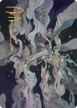 【箔押し】(015)【アート・カード】月影[ECL]