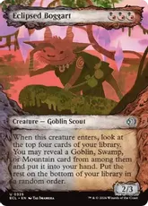 【Foil】(335)■ショーケース■《蝕甚化したボガート/Eclipsed Boggart》[ECL-BF] 金U