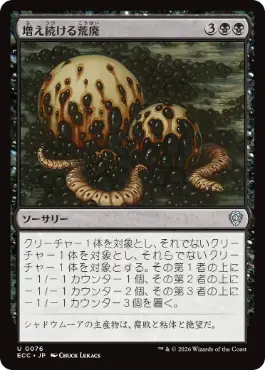 増え続ける荒廃