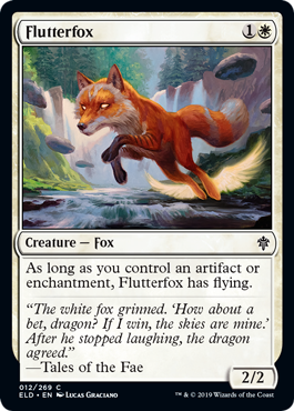 (012)《羽ばたき狐/Flutterfox》[ELD] 白C