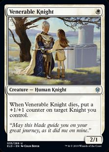 (035)《尊い騎士/Venerable Knight》[ELD] 白U