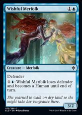 (073)《切望するマーフォーク/Wishful Merfolk》[ELD] 青C