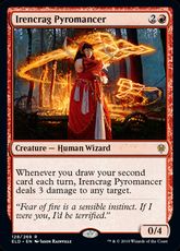 【Foil】(128)《アイレンクラッグの紅蓮術師/Irencrag Pyromancer》[ELD] 赤R