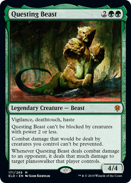 171)《探索する獣/Questing Beast》[ELD] 緑R | 日本最大級 MTG通販