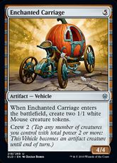 【Foil】(218)《魔法の馬車/Enchanted Carriage》[ELD] 茶U