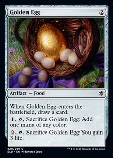 (220)《黄金の卵/Golden Egg》[ELD] 茶C