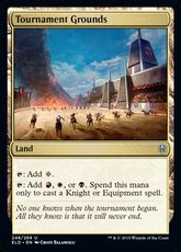 【Foil】(248)《試合場/Tournament Grounds》[ELD] 土地U