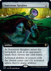 【Foil】(384)■拡張アート■《魔術遠眼鏡/Sorcerous Spyglass》384 [ELD-BF] 茶R