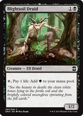 【Foil】《病み土のドルイド/Blightsoil Druid》[EMA] 黒C